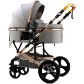 Foldable Baby Stroller with Sleeping Basket